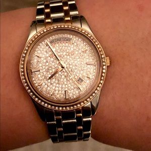Michael Kors Kiley Rose Gold SilverTone Watch